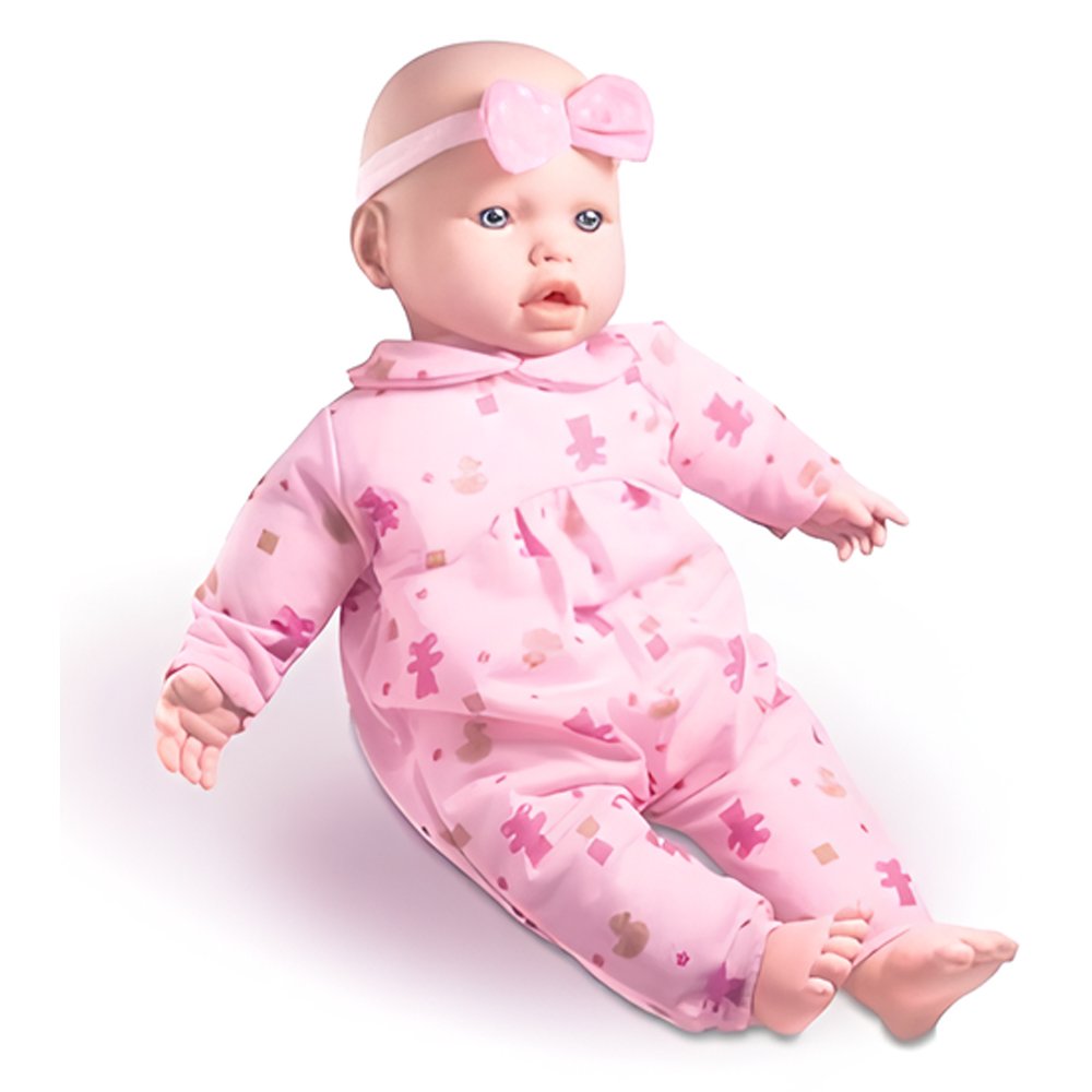 Boneca Nina Baby Branca 1047 Nova Toys