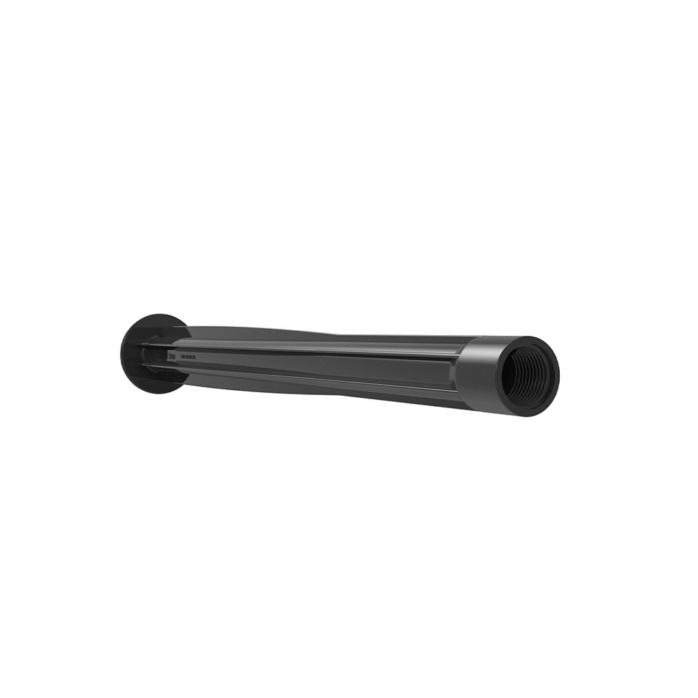 Braço Chuveiro Pratik 3008-E40P/PK Preto 40cm