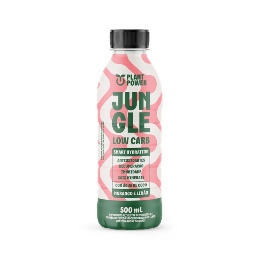 Bebida Isotônico Jungle Low Carb Morango E Limão 500ml