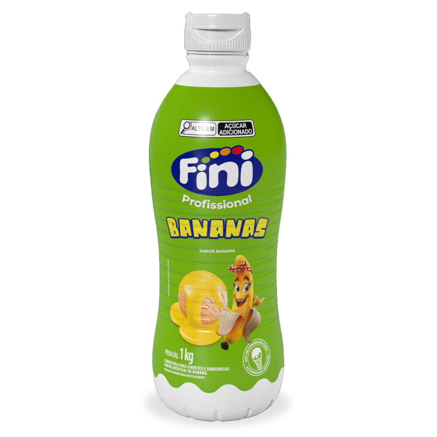 Calda Para Sorvete Fini Bananas 1Kg