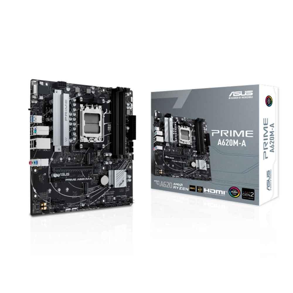 Placa Mae Asus Prime A620m-a, Ddr5, Am5, Micro Atx