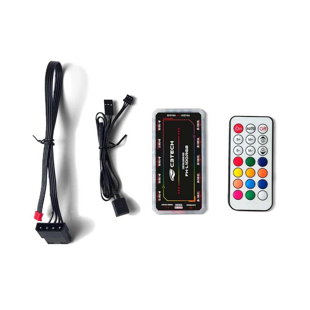 Controladora De Cooler C3tech Fh-l100rgb