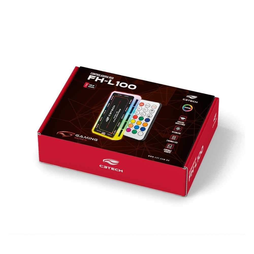 Controladora De Cooler C3tech Fh-l100rgb