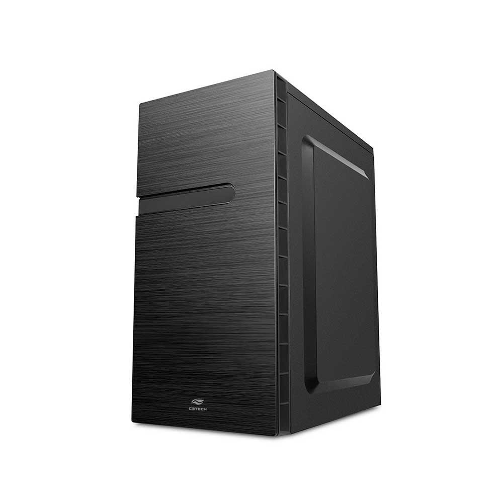 Gabinete C3Tech, Mini Tower, Micro ATX, Preto - MT-35BK Com Fonte 200W