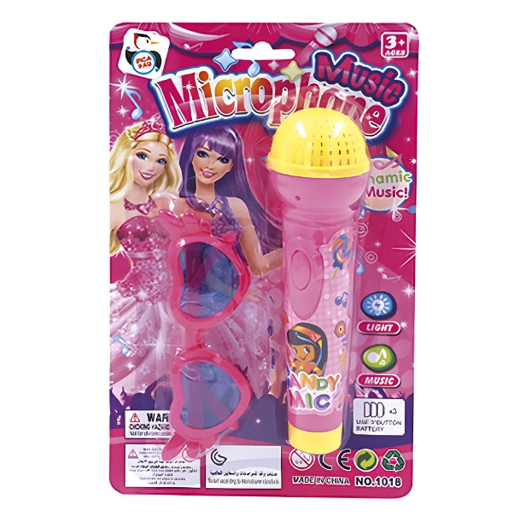 Microfone Rockstar Com Oculos Pica Pau