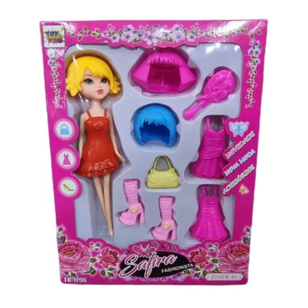 Boneca Safira Fashion Artic. Tk-1940 Toy