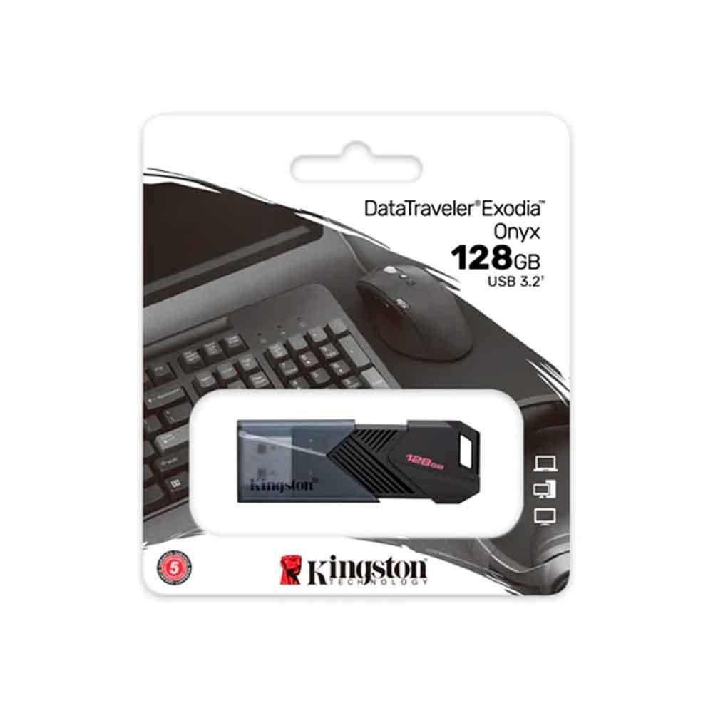 Pen Drive Kingston Datatraveler Exodia Onyx 128gb Usb 3.2 - Dtxon/128gb