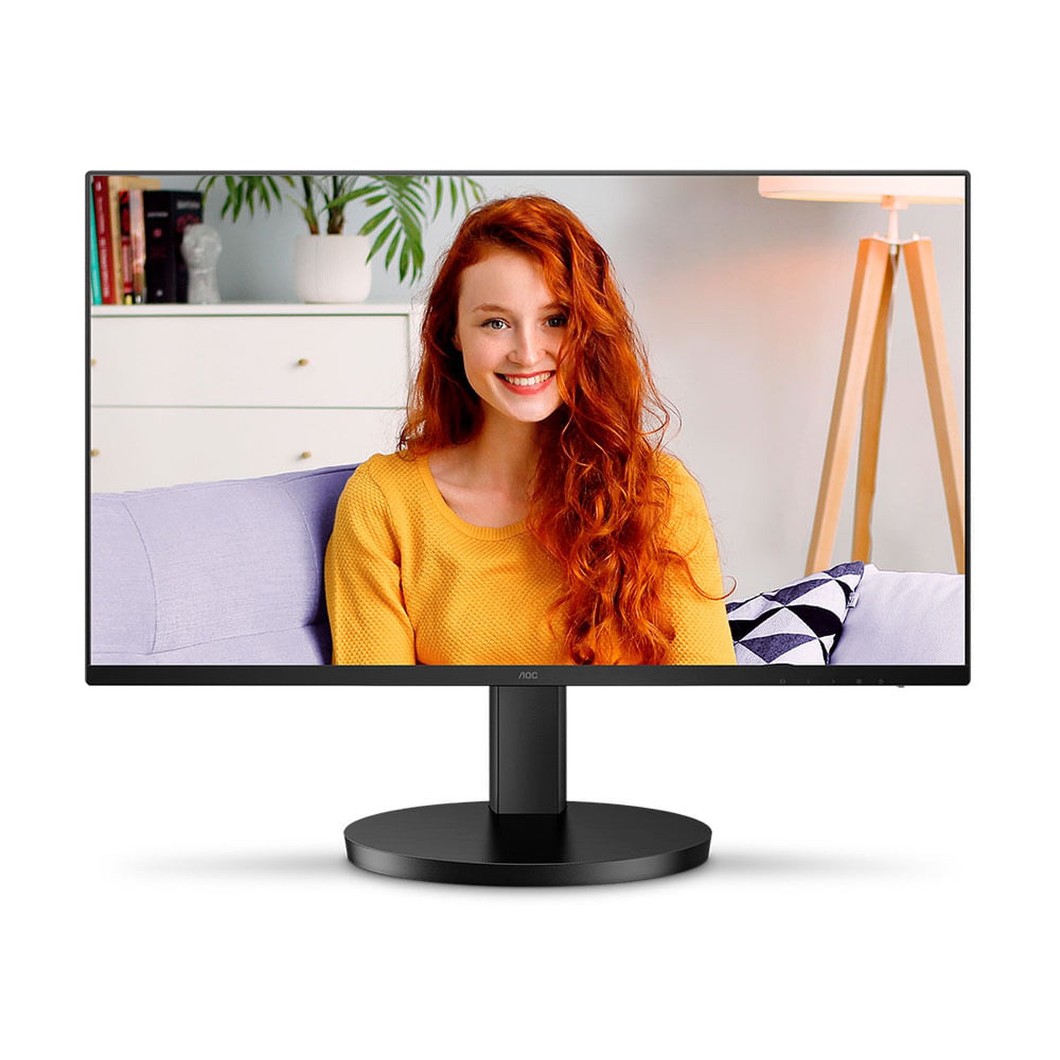 Monitor Aoc 23,8" Led Fhd, 100Hz - 24B3hmf2 | Preto