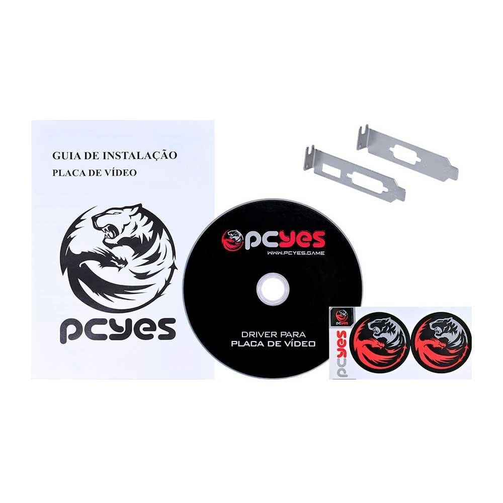 Placa De Video Pcyes Geforce Gt 710 2gb Ddr3 64bits Pvgt7102gb