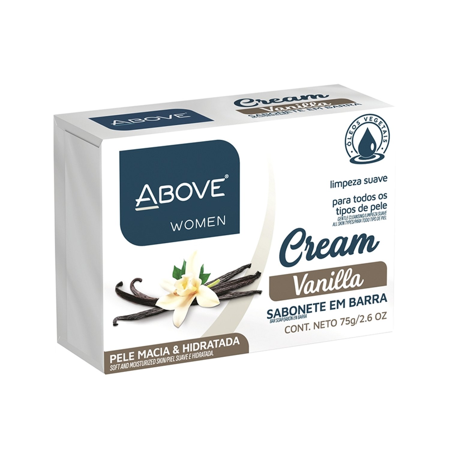 Sabonete Above Women Cream Vanilla 75g