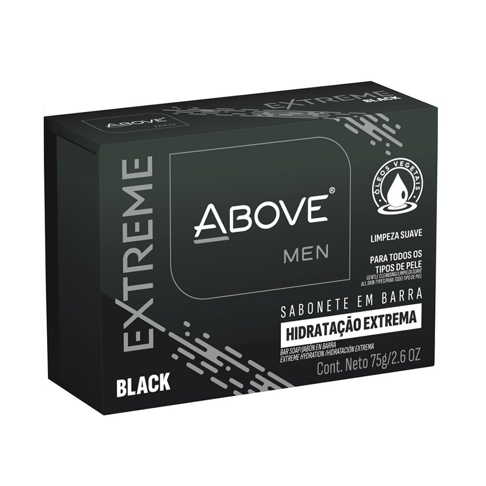 Sabonete Above Men Extreme Black 75g