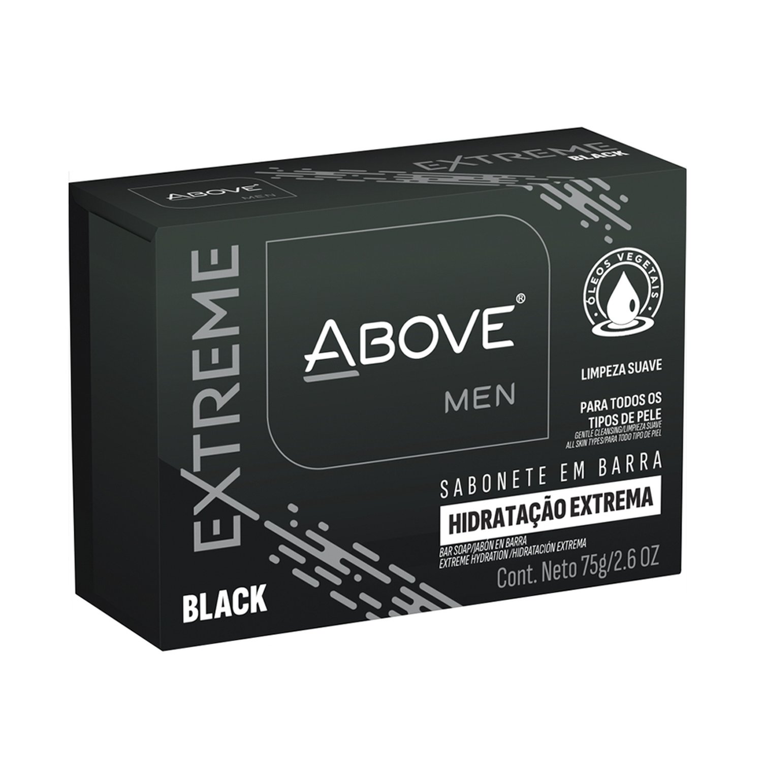 Sabonete Above Men Extreme Black 75g