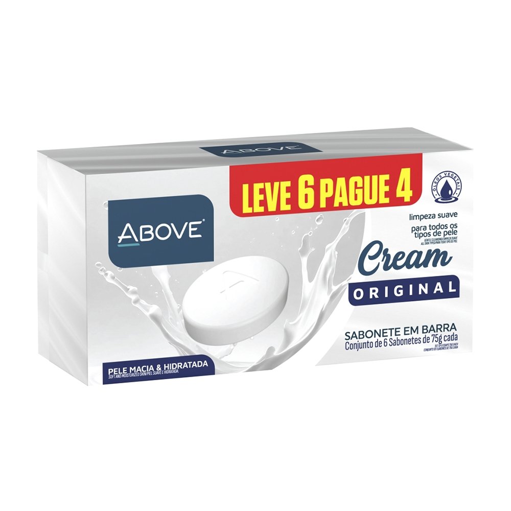 Sabonete Above Women Cream Original 75g Leve 6 Pague 4