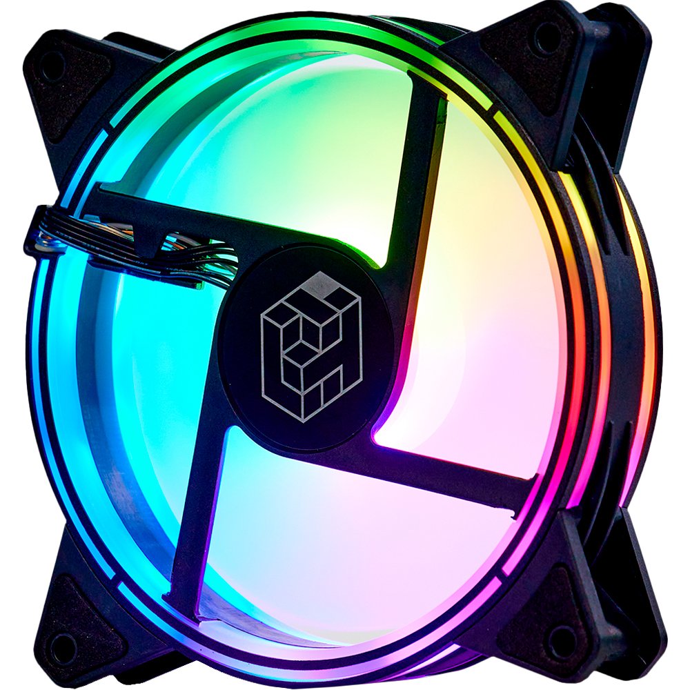 Kit de 3 Fans ARGB 120mm Liketec Colorful ARGB, com Controladora, 2025