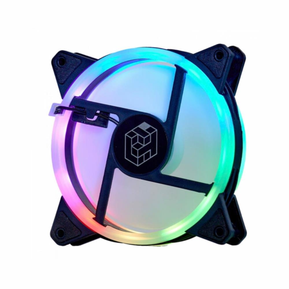 Cooler Fan RGB Gamer 120mm Liketec Lighter Reverse RGB, Preto, 2106