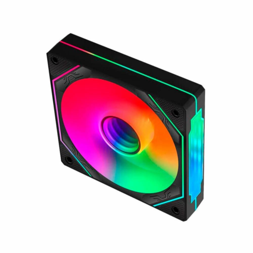 Cooler Fan ARGB Gamer 120mm Liketec Enigma Dark Reverse ARGB, Preto, 2104