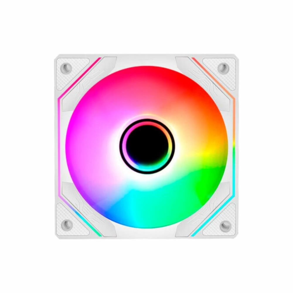 Cooler Fan ARGB Gamer 120mm Liketec Enigma Snow Reverse ARGB, Branco, 2103