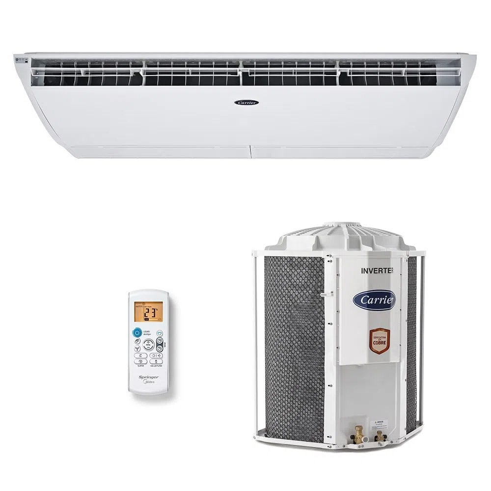 Ar Condicionado Split Teto Inverter Carrier XPower 34000 BTU/h Quente e Frio Monofásico 42ZQVC36C5 - 220 Volts