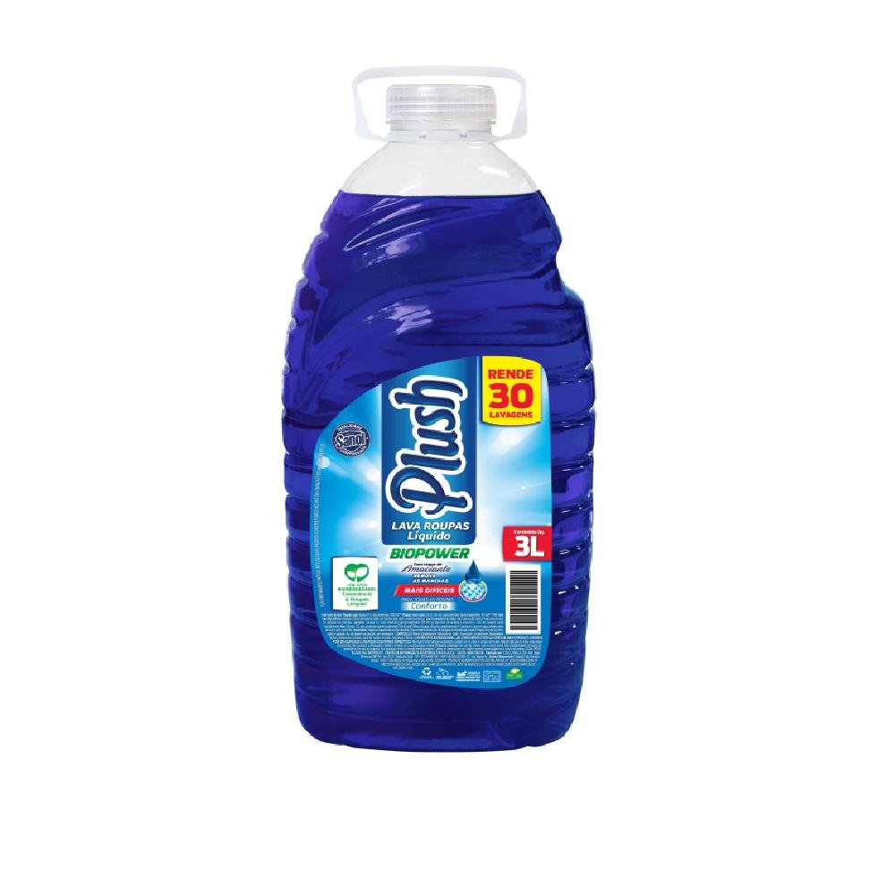Lava Roupas Liquido Plush Biopower Conforto 4X3L