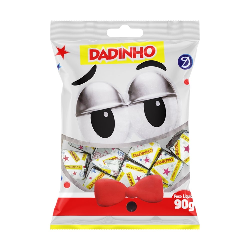 Bala Dadinho Amendoim 90g - Embalagem com 40 Unidades