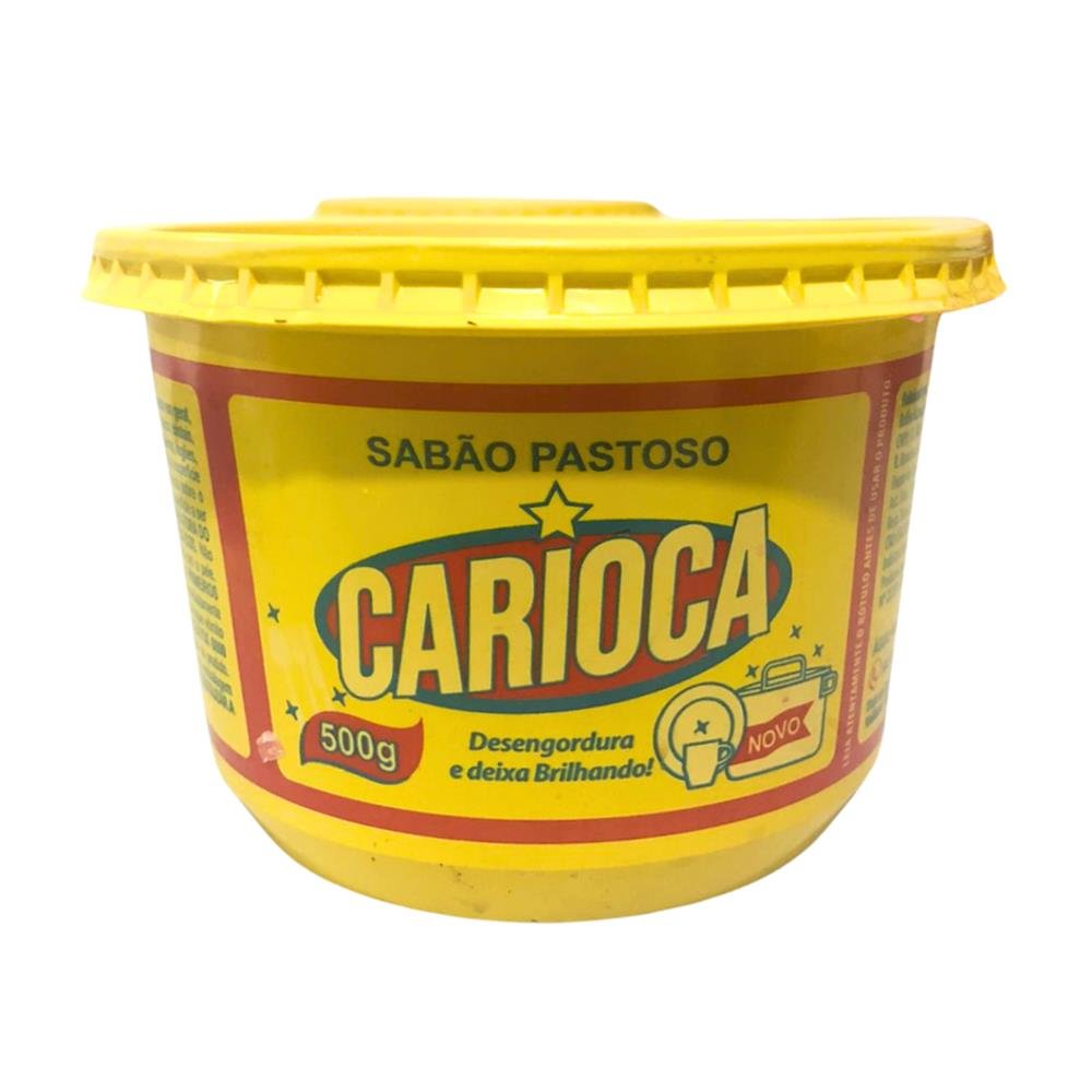 Sabão Pastoso Carioca 500G - Caixa Contém 24 Unidades