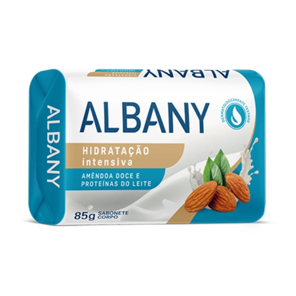 Sabonete Barra Albany Feminino Azul 108x85g