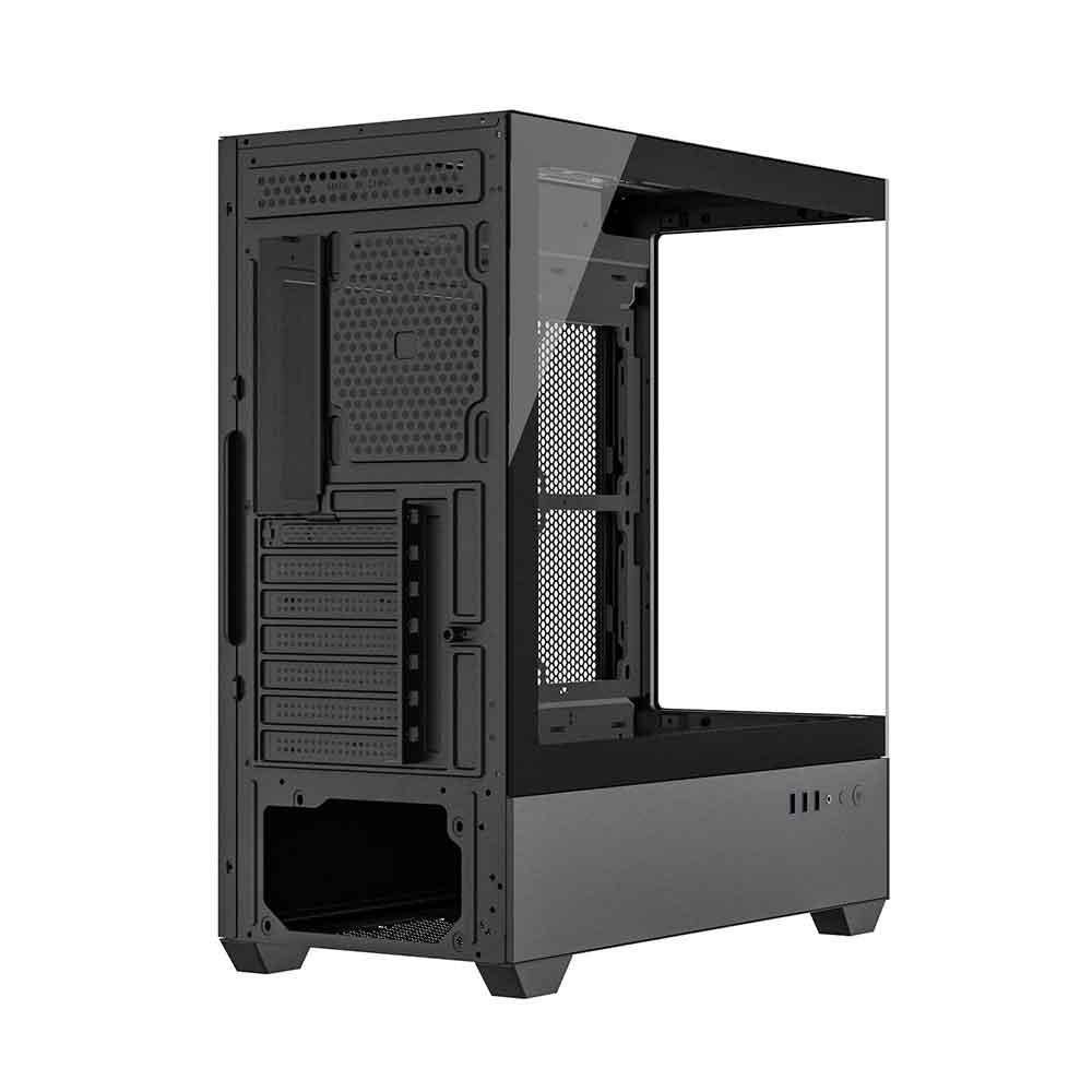 Gabinete Gamer Redragon Aquario Reflect Flow Preto Ca-606b