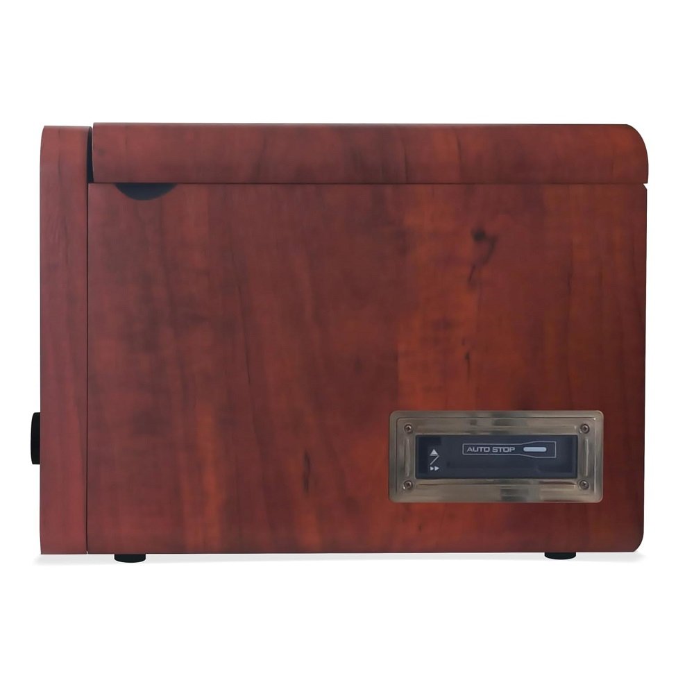 Vitrola Raveo Turner Toca-Discos Bluetooth USB CD K7 Fm 35W Marrom - 90-09028