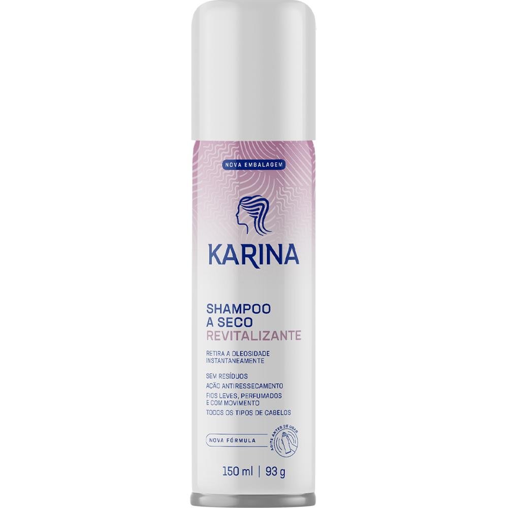 Shampoo A Seco Karina Revitalizante 12x150ml