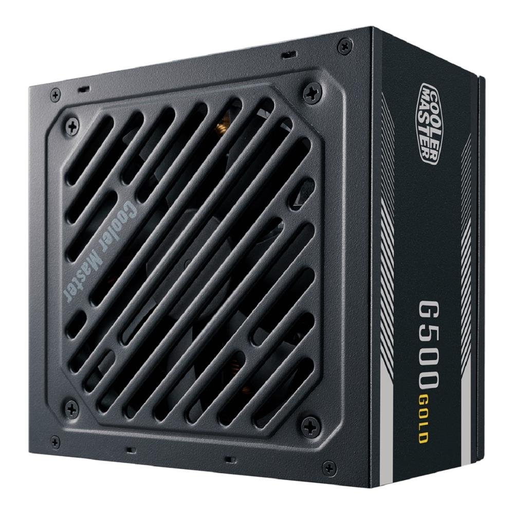 Fonte Cooler Master G500 500W, 80 Plus Gold, PFC Ativo, Preto