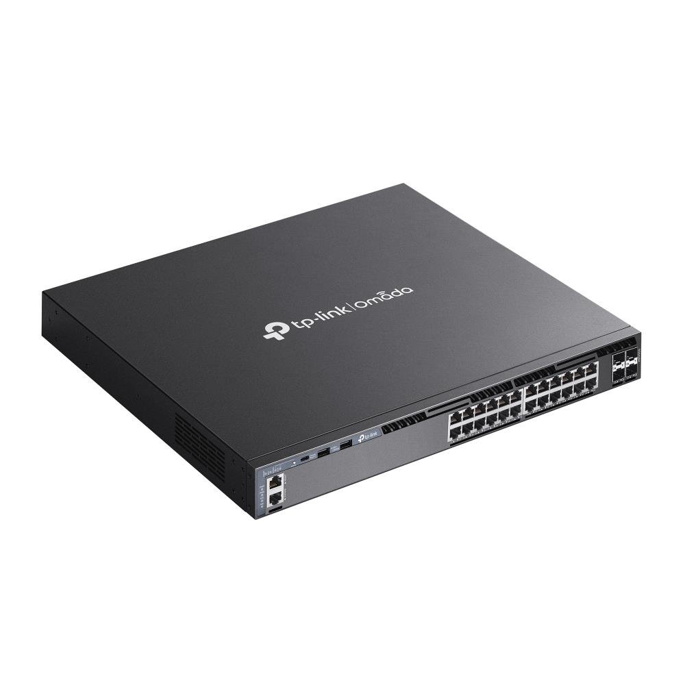 Switch Tp-link Gerenciavel L3 28 Portas Com 24 Portas Gigabit 4 Slots Sfp+ 10gbps - Tl-sg6428x