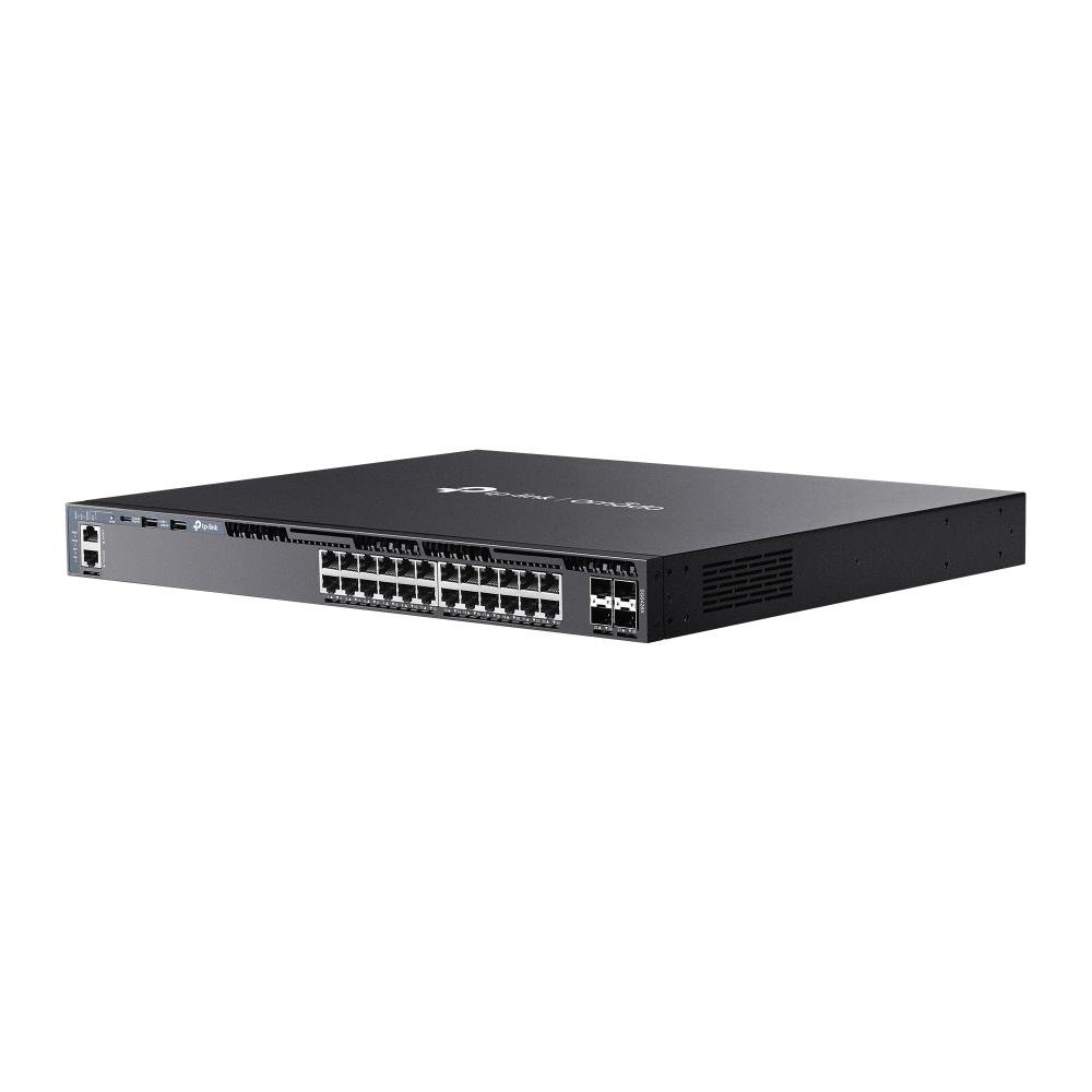Switch Tp-link Gerenciavel L3 28 Portas Com 24 Portas Gigabit 4 Slots Sfp+ 10gbps - Tl-sg6428x