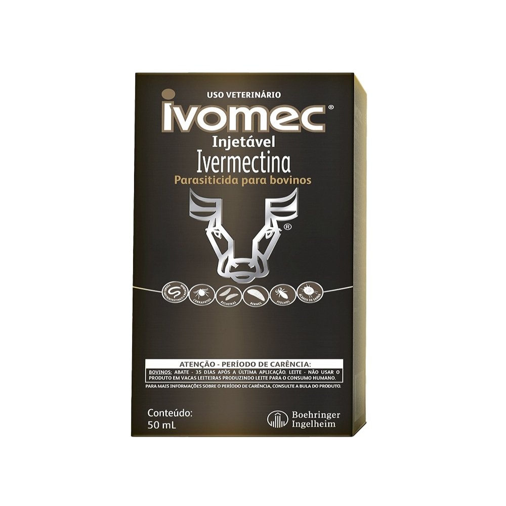 Ivomec 1% Injetável 50ml | Martins Atacado