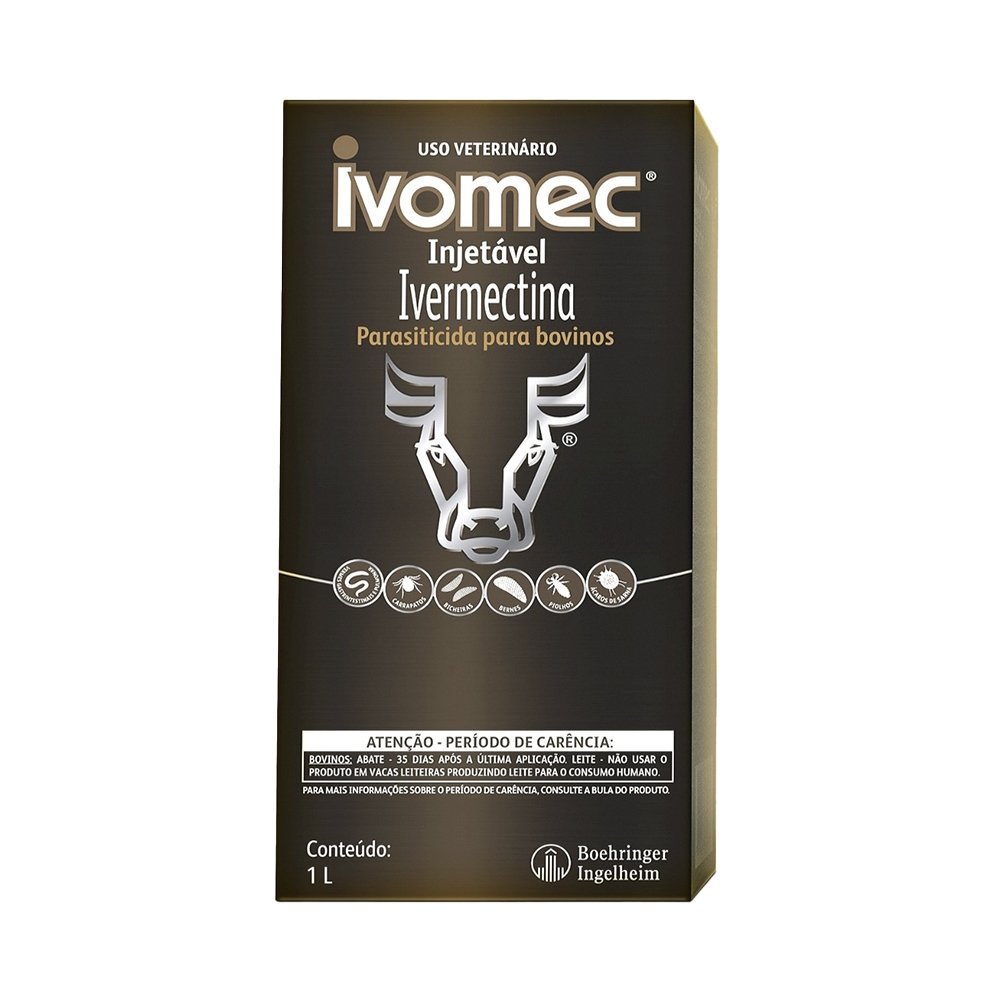 Ivomec 1% Injetável Boehringer Merial 1 Litro