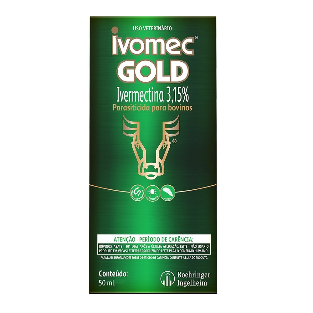 Ivomec Gold 3.15% Injetável Boehringer Merial 50ml
