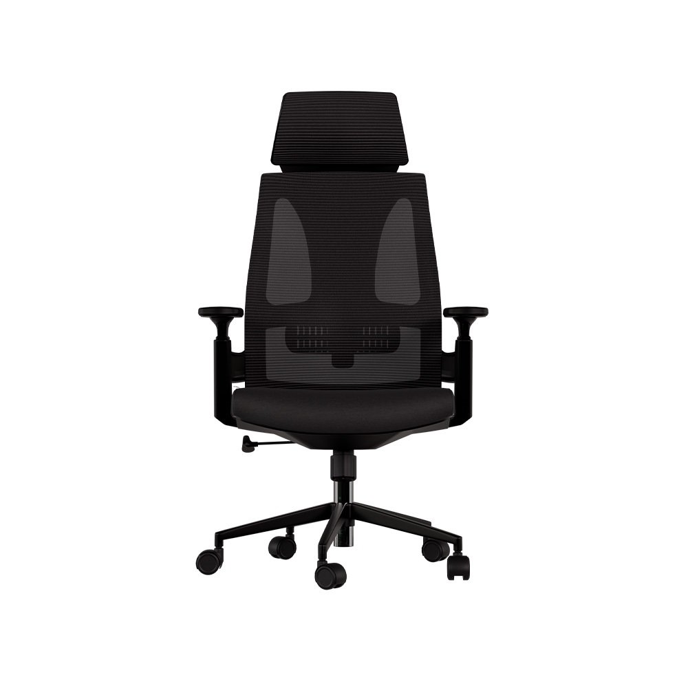 Cadeira De Escritorio Elements Helene Special, Preto, Braços 3d, Apoio Cervical, Elements