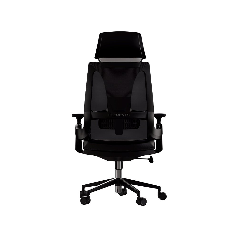 Cadeira De Escritorio Elements Helene Special, Preto, Braços 3d, Apoio Cervical, Elements