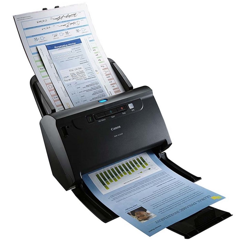 Scanner De Mesa Dr-C240 Duplex, 45ppm, 600dpi, Adf 60 Folhas, Canon
