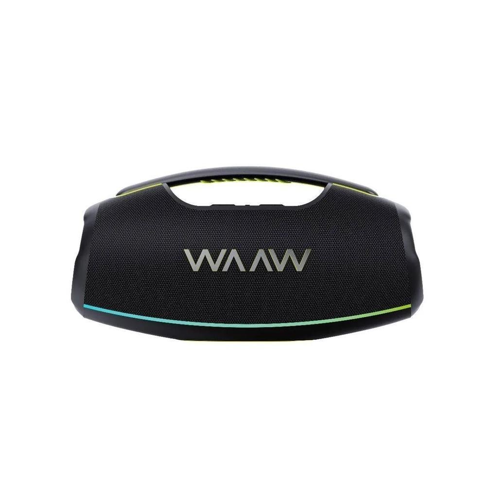 Caixa De Som Portatil Waaw Hyperboom 1000 Bluetooth 180W Preta