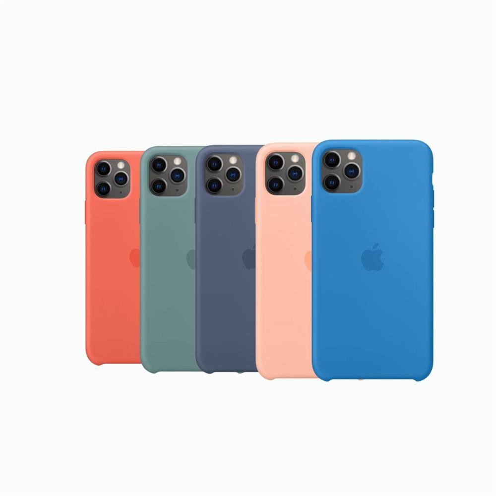Kit com 05 Capas Case Blister Iphone 11 Pro Max Colorida