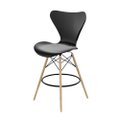 Banqueta Jacobsen polipropileno Dsw Preta