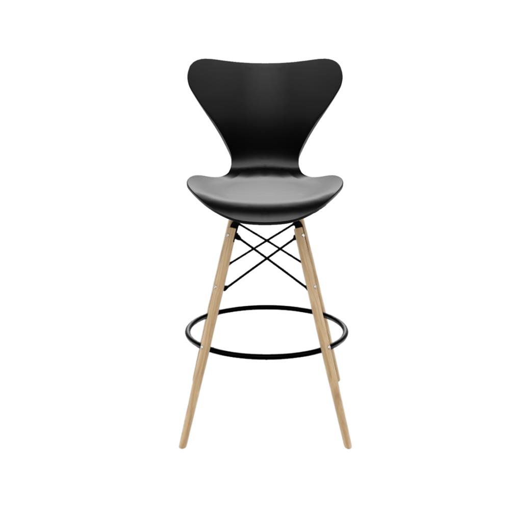 Banqueta Jacobsen polipropileno Dsw Preta