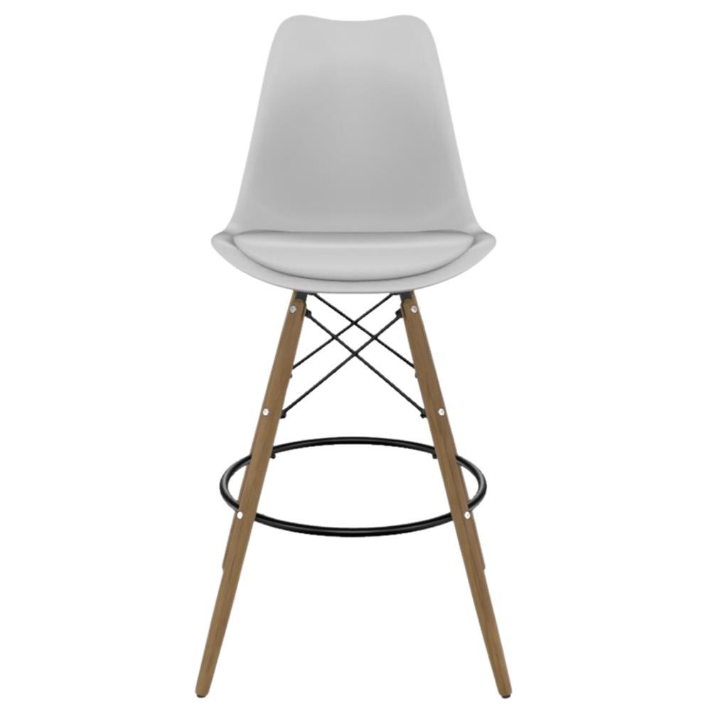 Banqueta Saarinen polipropileno Branca Dsw
