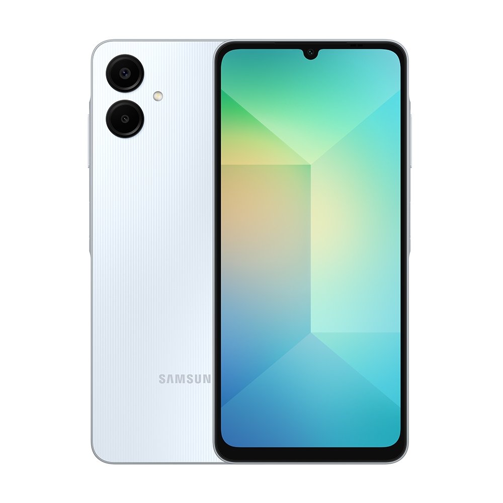 Smartphone Samsung Galaxy A06 A065M Branco | Tela 6.7",Wi-Fi, Câm. Traseira 50MP | Câm. Frontal 8MP, 4GB RAM, 128GB