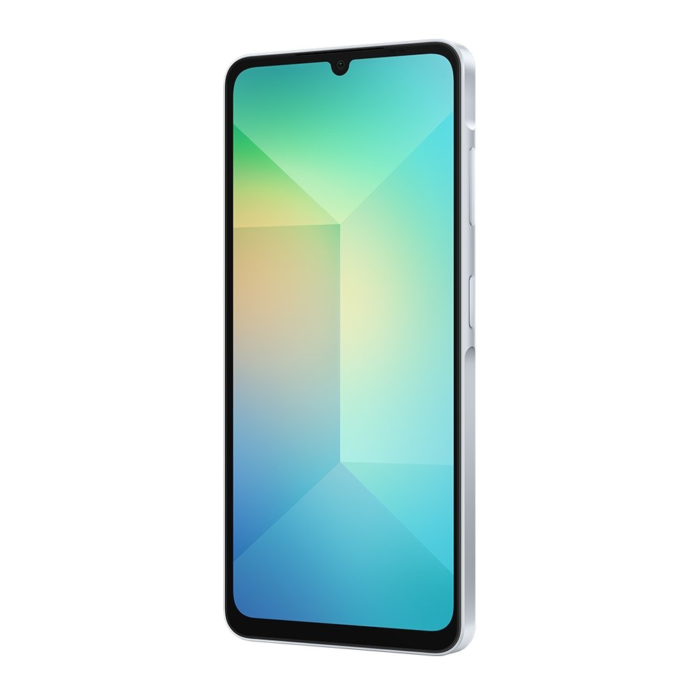 Smartphone Samsung Galaxy A06 A065M Branco | Tela 6.7",Wi-Fi, Câm. Traseira 50MP | Câm. Frontal 8MP, 4GB RAM, 128GB