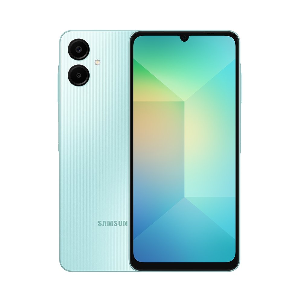 Smartphone Samsung Galaxy A06 A065M Verde Claro | Tela 6.7", 4G+Wi-Fi, Câm. Traseira 50MP | Câm. Frontal 8MP