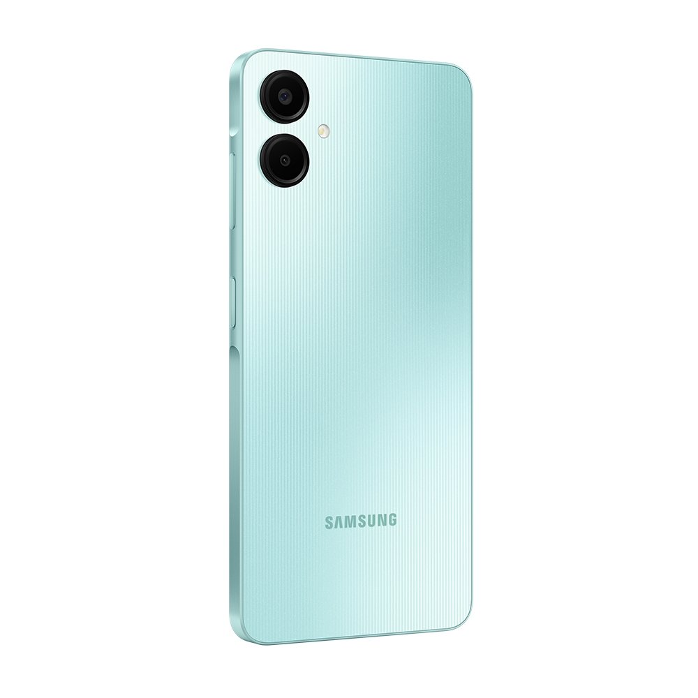 Smartphone Samsung Galaxy A06 A065M Verde Claro - Tela 6.7", 4G+Wi-Fi, Câm. Traseira 50MP - 4GB RAM, 128GB