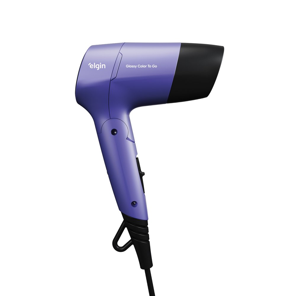 Secador Glossy Color To Go Elgin 1200W Bivolt