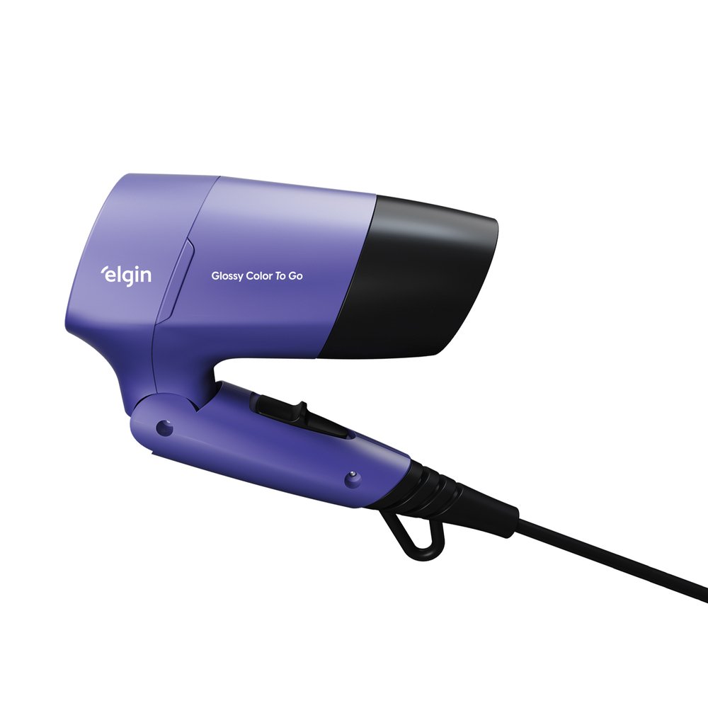 Secador Glossy Color To Go Elgin 1200W Bivolt