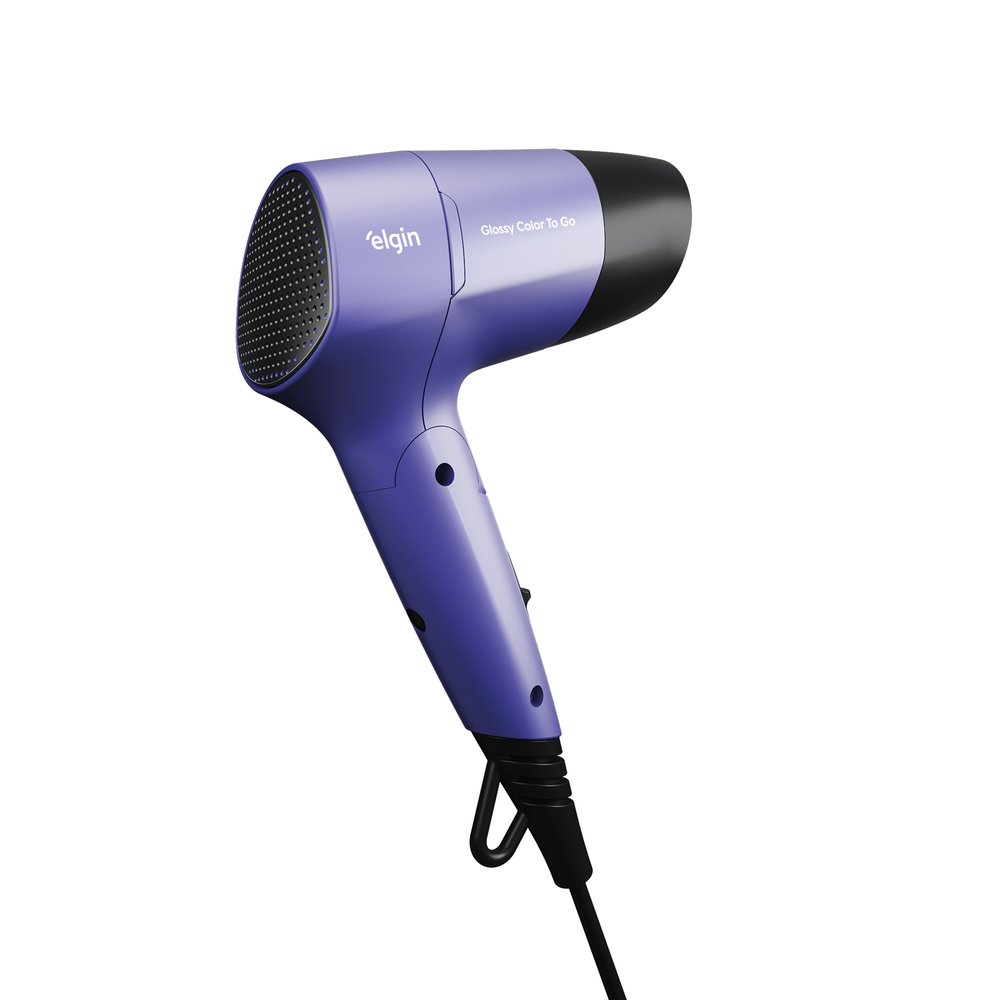 Secador Glossy Color To Go Elgin 1200W Bivolt